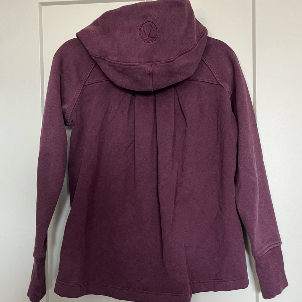 Lululemon Pleat to Street Purple Full Zip Hoodie Jacket with Pull Tag - Picture 5 of 16